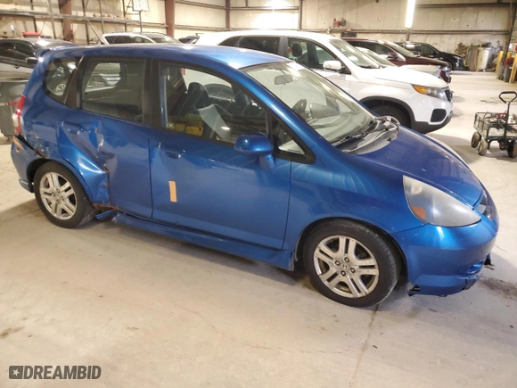 2008 Honda Fit Sport with VIN JHMGD38678S040880, listed as a Copart auction lot 52441015 with 246,662 mi miles and Clean Title. Bid and sale history available at carsss.com. Image 4.