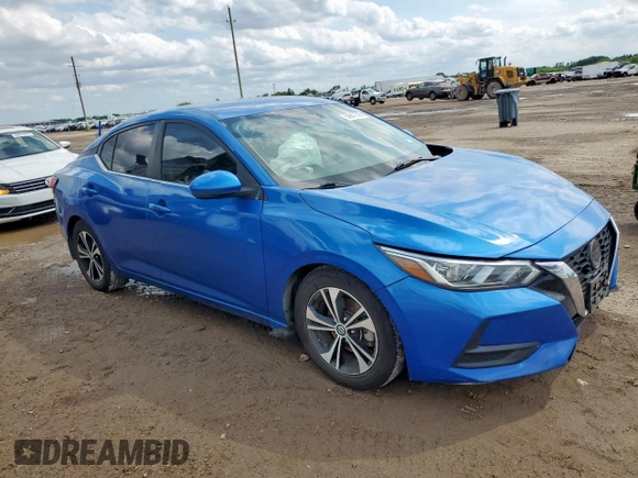 2020 Nissan Sentra SV z VIN 3N1AB8CV9LY304963, wystawiony jako Copart lot #58647745 z przebiegiem 86 868 mil mil oraz Szkoda całkowita • Salvage title. Historia ofert i sprzedaży dostępna na DreamBid. Obrazek 4.