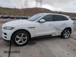 2019 Jaguar F-Pace 25t z VIN SADCS2FX0KA602177, wystawiony jako Copart lot #54498345 z przebiegiem 91 122 mil mil oraz Szkody całkowita. Historia ofert i sprzedaży dostępna na DreamBid. Obrazek 1.