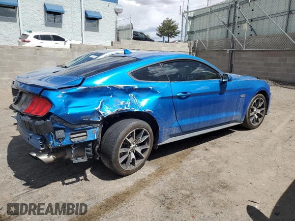 2021 Ford Mustang EcoBoost with VIN 1FA6P8TDXM5147637, listed as a Copart auction lot 51527045 with 928,003 mi miles and Salvage title. Bid and sale history available at DreamBid. Image 3.