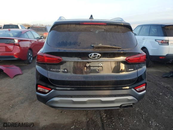 2020 Hyundai Santa Fe SEL with VIN 5NMS3CAD1LH243422, listed as a Copart auction lot 44535815 with 67,462 mi miles and Salvage Title. Bid and sale history available at carsss.com. Image 6.