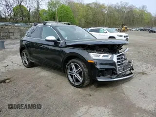 2019 Audi SQ5 Premium Plus with VIN WA1B4AFY6K2007309, listed as a Copart auction lot 54629005 with 71,231 mi miles and Salvage Title. Bid and sale history available at DreamBid. Image 14.
