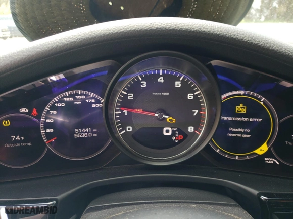 2018 Porsche Panamera 4S with VIN WP0AB2A7XJL135119, listed as a Copart auction lot 55656103 with 51,441 mi miles. Bid and sale history available at carsss.com. Image 9.