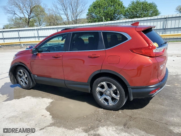 2018 Honda CR-V EX-L with VIN 5J6RW1H8XJL000863, listed as a Copart auction lot 52452115 with 51,293 mi miles and Salvage Title. Bid and sale history available at carsss.com. Image 2.