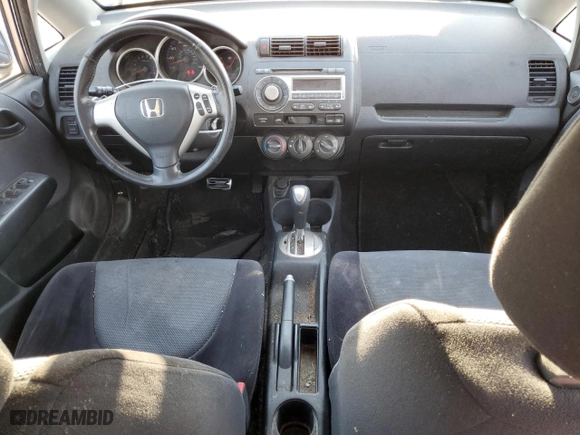 2007 Honda Fit Sport with VIN JHMGD38647S039460, listed as a Copart auction lot 44003934 with 165,688 mi miles and Salvage Title. Bid and sale history available at carsss.com. Image 8.