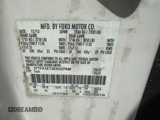 2014 Ford F-150 XL z VIN 1FTFX1ET3EKD27549, wystawiony jako Copart lot #59121075 z przebiegiem 267 782 mil mil oraz Czysty tytuł • Clean title. Historia ofert i sprzedaży dostępna na DreamBid. Obrazek 10.