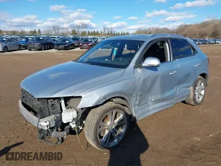 2018 Audi Q3 Premium Plus with VIN WA1JCCFS4JR030776, listed as a IAAI auction lot 41709645 with 73,953 mi miles. Bid and sale history available at carsss.com. Image 2.