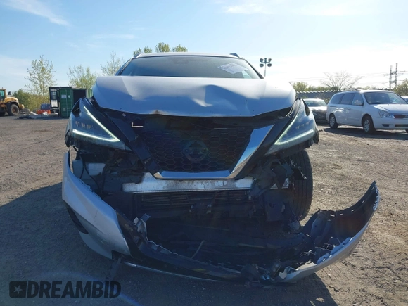 2021 Nissan Murano SV with VIN 5N1AZ2BS3MC144498, listed as a IAAI auction lot 42071696 with 83,014 mi miles and . Bid and sale history available at DreamBid. Image 12.
