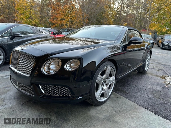 2012 Bentley Continental GT with VIN SCBGR3ZA1CC075068, listed as a Copart auction lot 41995025 with 120,794 mi miles and Clean Title. Bid and sale history available at DreamBid. Image 2.