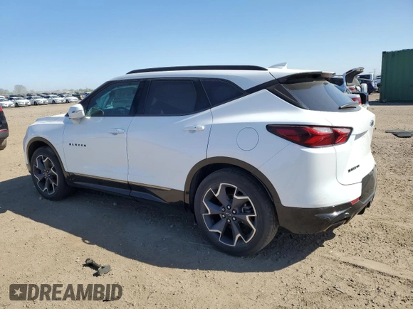 2019 Chevrolet Blazer RS z VIN 3GNKBJRS4KS566498, wystawiony jako Copart lot #55975745 z przebiegiem 62 290 mil mil oraz Szkoda całkowita • Salvage title. Historia ofert i sprzedaży dostępna na DreamBid. Obrazek 2.