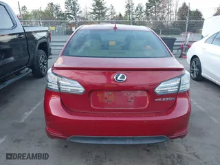 2011 Lexus HS 250h with VIN JTHBB1BA6B2043942, listed as a IAAI auction lot 41819747 with 206,230 mi miles. Bid and sale history available at carsss.com. Image 16.