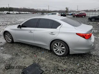 2017 Infiniti Q50 2.0t Premium with VIN JN1CV7ARXHM680324, listed as a Copart auction lot 49944555 with 100,630 mi miles and Salvage Title. Bid and sale history available at carsss.com. Image 2.