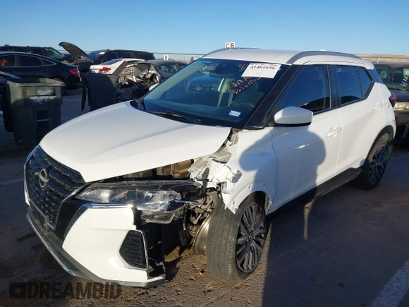 2023 Nissan Kicks SV with VIN 3N1CP5CV0PL539540, listed as a IAAI auction lot 41401656 with 13,205 mi miles. Bid and sale history available at carsss.com. Image 5.