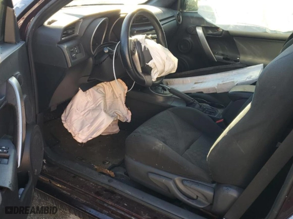 2011 Scion tC with VIN JTKJF5C79B3004406, listed as a Copart auction lot 46571185 with 0 mi miles and Salvage Title. Bid and sale history available at carsss.com. Image 8.
