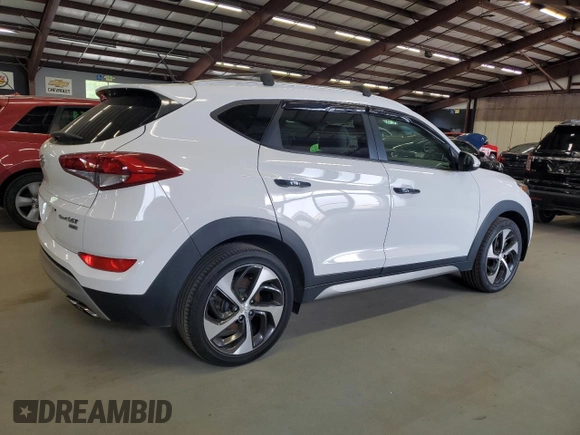 2017 Hyundai Tucson Limited z VIN KM8J3CA26HU294386, wystawiony jako Copart lot #57559535 z przebiegiem 99 267 mil mil oraz Czysty tytuł • Clean title. Historia ofert i sprzedaży dostępna na DreamBid. Obrazek 3.