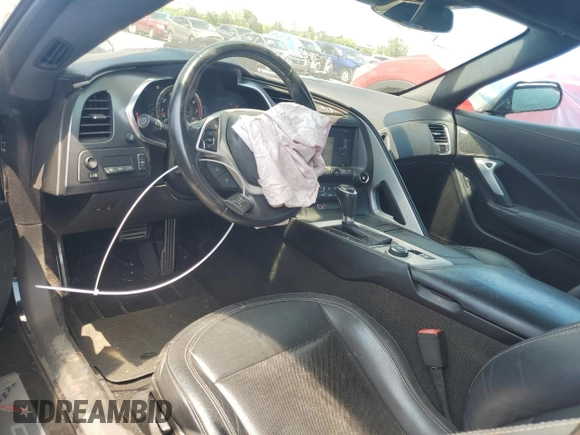 2015 Chevrolet Corvette 3LT with VIN 1G1YF3D73F5104562, listed as a Copart auction lot 61180025 with 55,914 mi miles and Clean title. Bid and sale history available at DreamBid. Image 8.