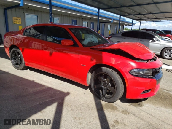 2018 Dodge Charger R/T with VIN 2C3CDXCT0JH164463, listed as a Copart auction lot 51805315 with 15,399 mi miles and Salvage Title. Bid and sale history available at carsss.com. Image 4.