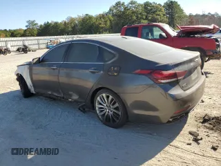 2018 Genesis G80 Ultimate with VIN KMHGN4JF9JU216722, listed as a Copart auction lot 76658944 with Not Provided miles and Salvage Title. Bid and sale history available at DreamBid. Image 2.