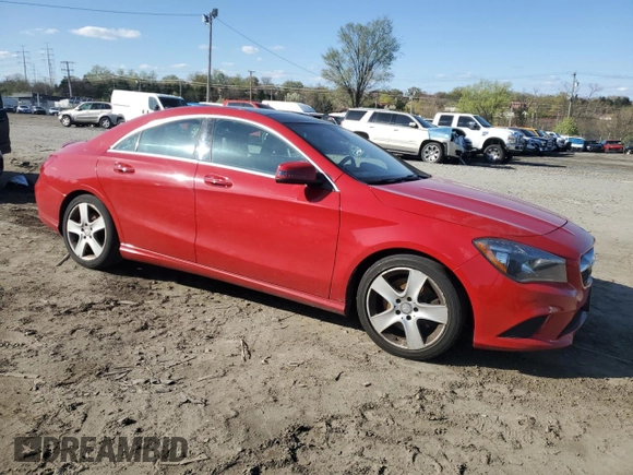 2015 Mercedes-Benz CLA 250 with VIN WDDSJ4GB3FN238981, listed as a Copart auction lot 52108485 with 113,015 mi miles and Salvage title. Bid and sale history available at DreamBid. Image 4.
