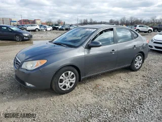 2009 Hyundai Elantra GLS PZEV with VIN KMHDU46D19U710064, listed as a Copart auction lot 51007425 with 127,834 mi miles and Salvage Title. Bid and sale history available at carsss.com. Image 1.