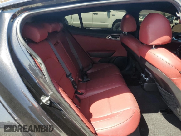 2021 Kia Stinger GT with VIN KNAE35LC6M6091744, listed as a Copart auction lot 69043364 with 44,319 mi miles and Salvage Title. Bid and sale history available at DreamBid. Image 10.