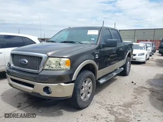 2008 Ford F-150 XLT with VIN 1FTPW12V48FB83150, listed as a IAAI auction lot 41895892 with NaN miles. Bid and sale history available at carsss.com. Image 17.