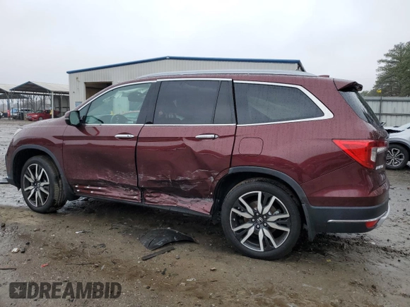 2021 Honda Pilot Elite with VIN 5FNYF6H06MB088455, listed as a Copart auction lot 44637165 with 24,178 mi miles and Salvage Title. Bid and sale history available at carsss.com. Image 2.