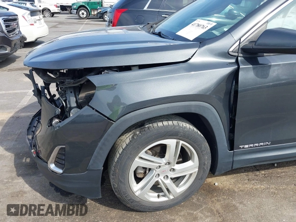 2018 GMC Terrain SLE with VIN 3GKALMEX0JL121211, listed as a IAAI auction lot 41780763 with 99,838 mi miles. Bid and sale history available at carsss.com. Image 18.