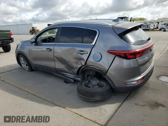 2018 Kia Sportage LX with VIN KNDPM3AC3J7433947, listed as a Copart auction lot 51077065 with 89,677 mi miles and Salvage Title. Bid and sale history available at DreamBid. Image 2.