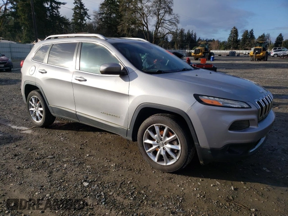 2014 Jeep Cherokee Limited with VIN 1C4PJLDBXEW133054, listed as a Copart auction lot 46946375 with 206,458 mi miles and Clean Title. Bid and sale history available at carsss.com. Image 4.