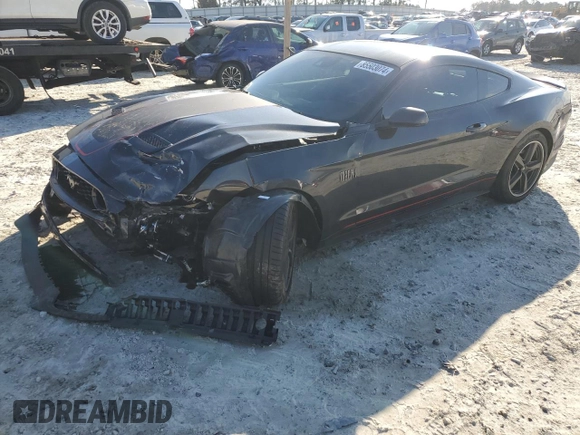 2023 Ford Mustang Mach 1 with VIN 1FA6P8R07P5501641, listed as a Copart auction lot 85503074 with 15,331 mi miles and Salvage title. Bid and sale history available at DreamBid. Image 1.