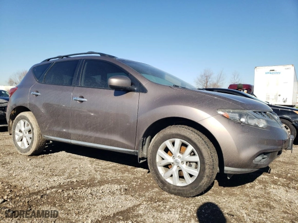 2011 Nissan Murano SL with VIN JN8AZ1MU5BW070059, listed as a Copart auction lot 42735985 with 120,550 mi miles and Salvage Title. Bid and sale history available at carsss.com. Image 4.