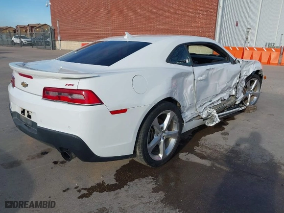 2014 Chevrolet Camaro LT with VIN 2G1FC1E32E9186270, listed as a IAAI auction lot 41248640 with NaN miles. Bid and sale history available at carsss.com. Image 4.