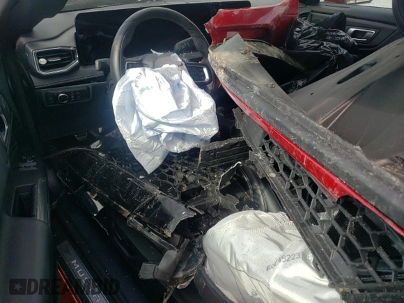 2024 Ford Mustang GT with VIN 1FA6P8CF6R5403961, listed as a Copart auction lot 64547695 with Not provided miles and Salvage title. Bid and sale history available at DreamBid. Image 8.