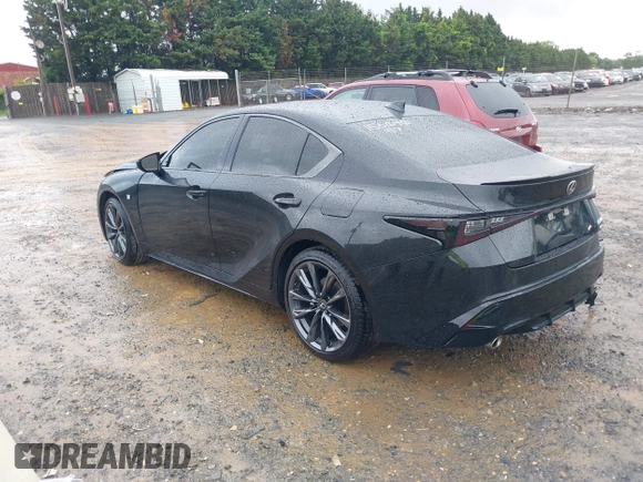 2025 Lexus IS 350 F Sport with VIN JTHGZ1E27S5038205, listed as a IAAI auction lot 42296351 with 3,771 mi miles and . Bid and sale history available at DreamBid. Image 3.