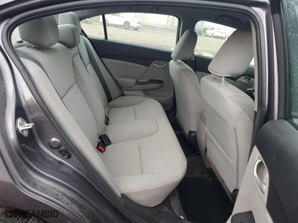 2015 Honda Civic Sedan LX with VIN 19XFB2F51FE106296, listed as a Copart auction lot 54139015 with 118,848 mi miles and Clean Title. Bid and sale history available at carsss.com. Image 10.