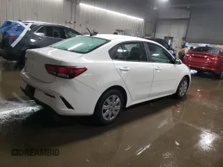 2022 Kia Rio LX with VIN 3KPA24ADXNE444685, listed as a Copart auction lot 78491184 with 89,405 mi miles and Salvage Title. Bid and sale history available at carsss.com. Image 3.