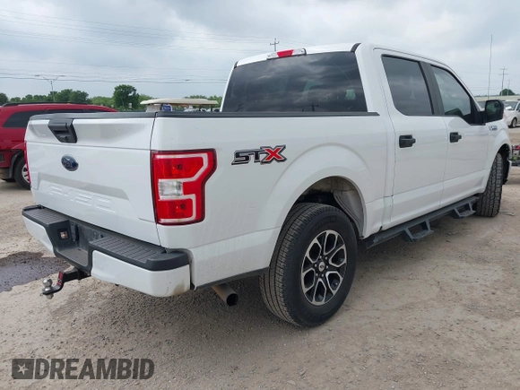 2018 Ford F-150 XL with VIN 1FTEW1C52JKC49228, listed as a IAAI auction lot 42162616 with 148,329 mi miles. Bid and sale history available at carsss.com. Image 4.