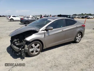 2013 Hyundai Elantra GLS with VIN 5NPDH4AE6DH299286, listed as a Copart auction lot 59404245 with 135,186 mi miles and Salvage title. Bid and sale history available at DreamBid. Image 1.