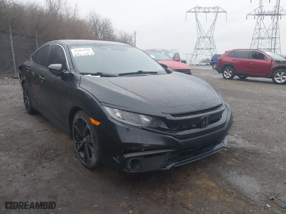2021 Honda Civic Sedan Sport with VIN 2HGFC2F85MH501480, listed as a IAAI auction lot 41863940 with 71,243 mi miles. Bid and sale history available at carsss.com. Image 17.