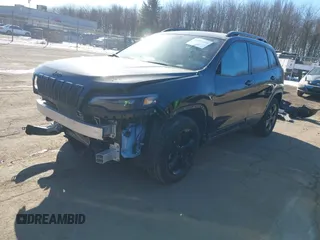 2019 Jeep Cherokee Latitude Plus with VIN 1C4PJMLX5KD369346, listed as a IAAI auction lot 41407489 with 50,898 mi miles. Bid and sale history available at carsss.com. Image 2.