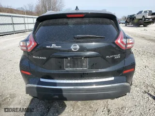 2017 Nissan Murano Platinum with VIN 5N1AZ2MH6HN198650, listed as a Copart auction lot 89311455 with 95,062 mi miles and Salvage Title. Bid and sale history available at carsss.com. Image 6.