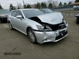 2013 Lexus GS 350 with VIN JTHCE1BL1D5002696, listed as a Copart auction lot 45963774 with 120,107 mi miles and Salvage Title. Bid and sale history available at DreamBid. Image 12.