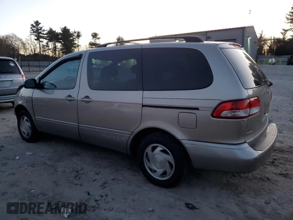 2002 Toyota Sienna LE with VIN 4T3ZF13C12U498273, listed as a Copart auction lot 82745224 with 144,265 mi miles and Non Repairable. Bid and sale history available at DreamBid. Image 2.