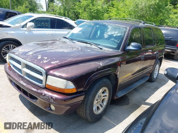2003 Dodge Durango SLT Plus z VIN 1D4HS58N03F586049, wystawiony jako IAAI lot #42154236 z przebiegiem 253 727 mil mil oraz . Historia ofert i sprzedaży dostępna na DreamBid. Obrazek 2.