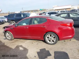 2011 Kia Optima EX with VIN KNAGN4A74B5057825, listed as a IAAI auction lot 41423999 with 1 mi miles. Bid and sale history available at carsss.com. Image 13.
