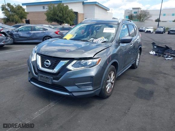 2017 Nissan Rogue SV with VIN JN8AT2MT6HW395018, listed as a IAAI auction lot 41955694 with 104,702 mi miles. Bid and sale history available at carsss.com. Image 18.