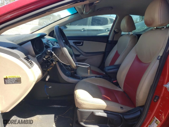 2014 Hyundai Elantra SE with VIN KMHDH4AEXEU048290, listed as a Copart auction lot 44737735 with 129,914 mi miles and Salvage Title. Bid and sale history available at carsss.com. Image 7.