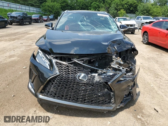 2021 Lexus RX 350 F Sport with VIN 2T2YZMDAXMC297790, listed as a Copart auction lot 63022735 with 76,819 mi miles and Clean title. Bid and sale history available at DreamBid. Image 5.