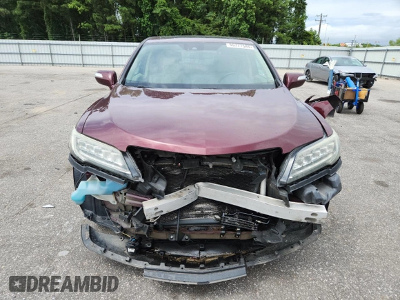 2017 Acura RDX Advance with VIN 5J8TB3H78HL002925, listed as a Copart auction lot 59777585 with 104,685 mi miles and Salvage title. Bid and sale history available at DreamBid. Image 5.